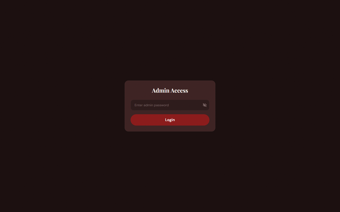 MyPizza Admin Dashboard